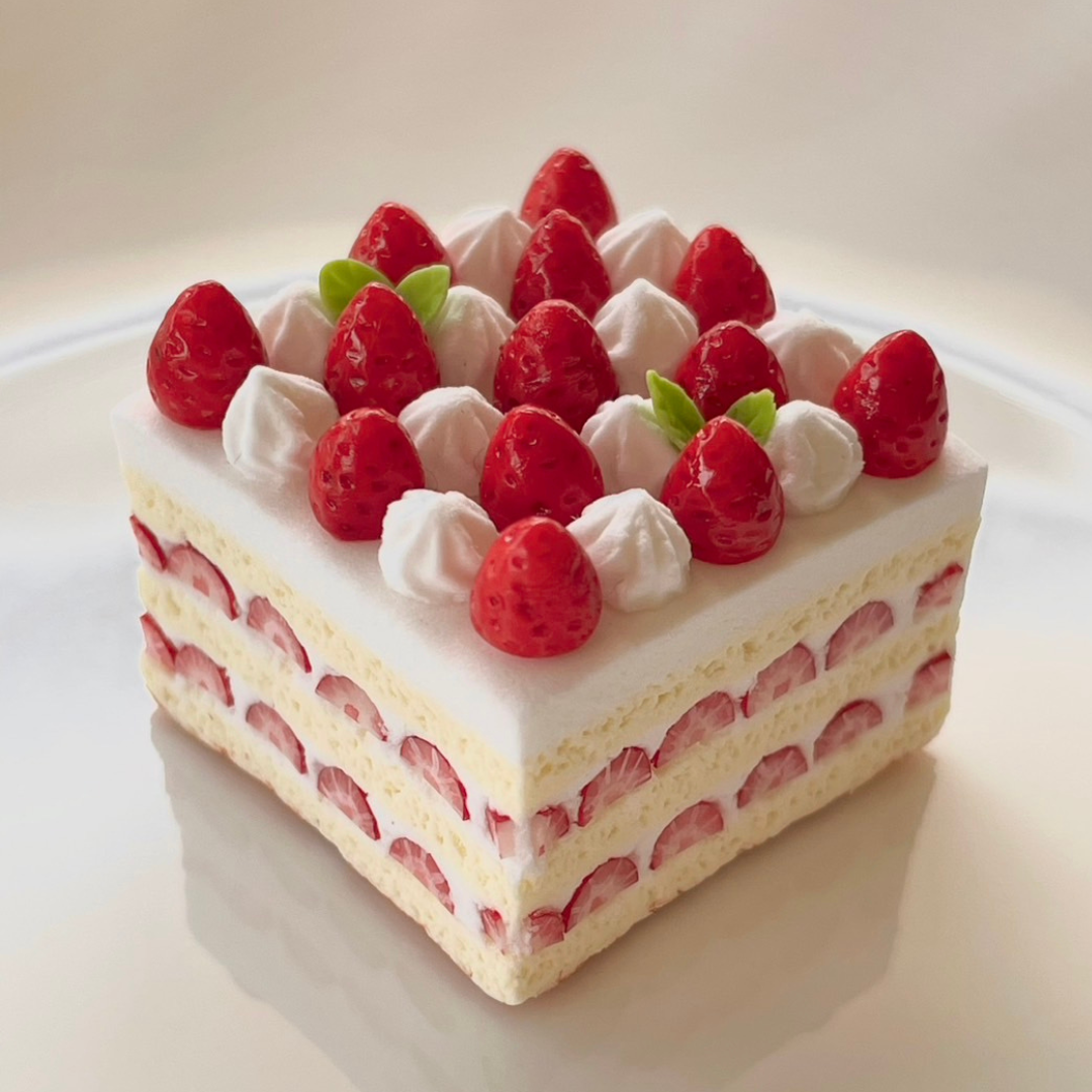 受講生の課題作品：いちごショートケーキ